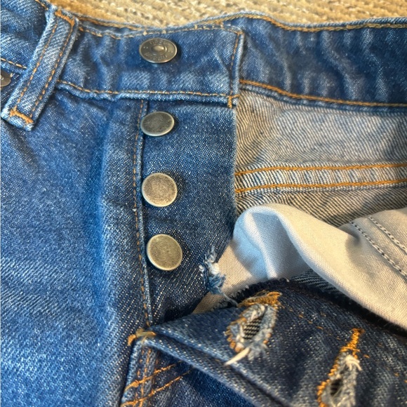 ripcurl denim jean shorts in a size zero / 0 . - Picture 4 of 4